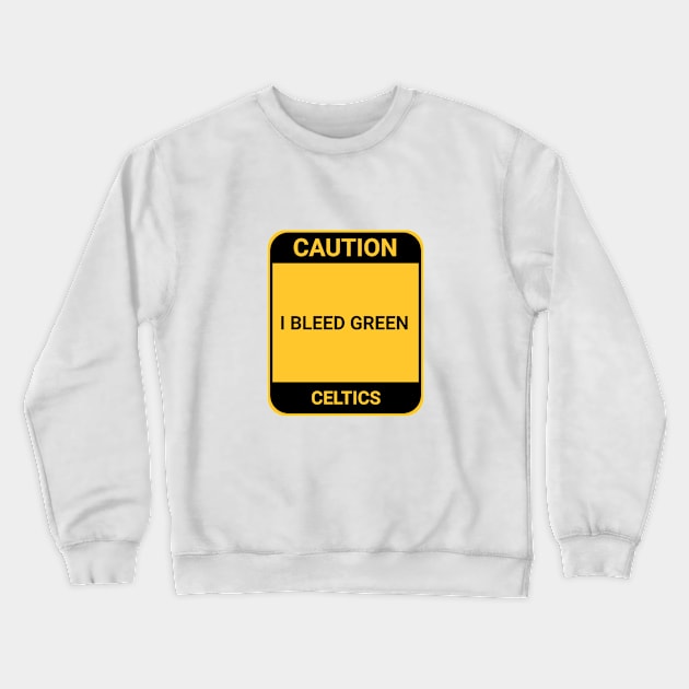 I BLEED GREEN Crewneck Sweatshirt by BURN444